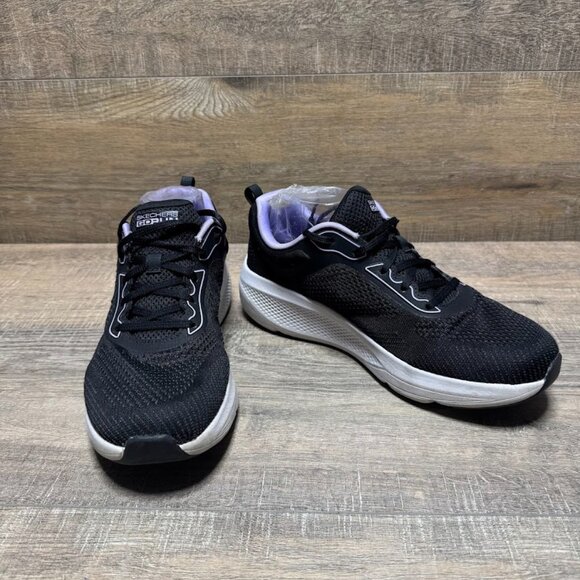 Skechers Go Run Elevate Corral Black/Violet Athletic Shoes Women's Size 9 - Picture 6 of 7